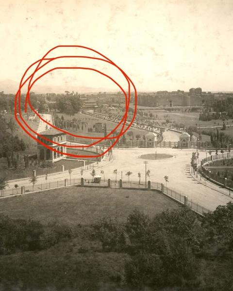 I platani nel 1917 ,immagine dal web.